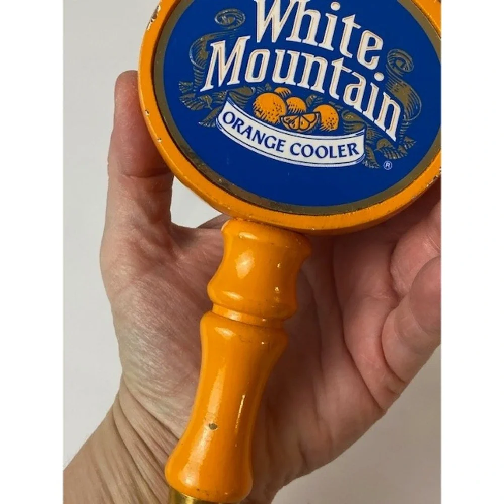 George Killian's Irish Brown Ale & White Mountain Orange Cooler Beer Tap Handles